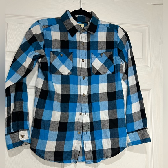 RuffHewn boys flannel size M 10/12 - Picture 1 of 3